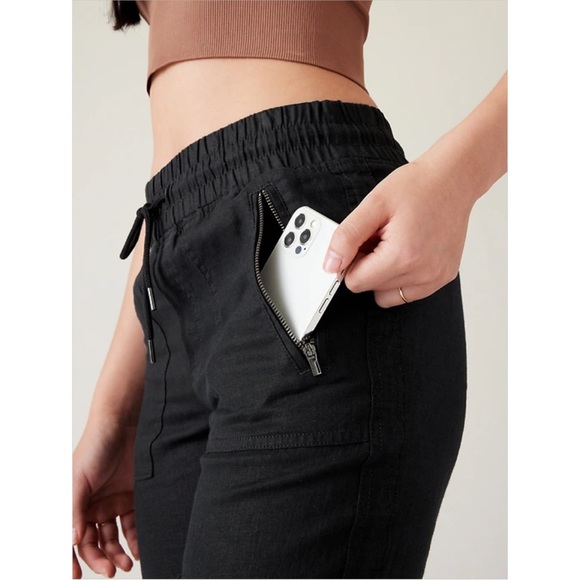 Athleta Cabo Linen Jogger Pant - Picture 6 of 9